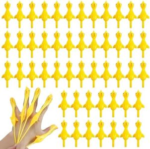 50PC Flying Rubber Chicken Slingshot, Novelty Finger Toy,Pinata Stuffers,Birthday Bag,Party Favors,Funny Gag Gifts,Goodie Bag