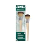 EcoTools Blending Face Makeup Brush, For Liquid & Cream Foundation, Bronzer, & Blush, Multipurpose Makeup Brush, Dense, Synthetic Bristles, Eco Friendly, Cruelty-Free & Vegan, 1 Count