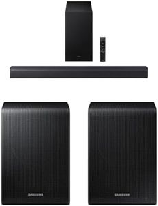 Samsung B-Series Soundbar HW-B550F 2.1 ch DTS Virtual:X Soundbar with Subwoofer (2025 Model) Voice Enhance Mode, Bass Boost 9250S Wireless Rear Speaker Kit, Black (SWA-9250S/ZA, 2025)