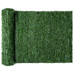 CHRISTOW Artificial Conifer Leaf Hedge Screening, Outdoor Garden Privacy Screen With Leaves, Wall Fence Panel, UV Resistant, H1m x W3m (3ft 3" x 9ft 10")