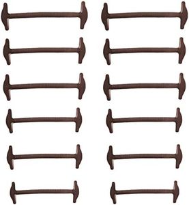 INMAKER No Tie Dress Shoe Laces for Men, Waxed Thin Oxford Round Shoelaces