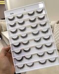 AMY LASHES 8D FALSE EYELASHES False Eyelashes for Women |16 Pair Pack | (Bella)