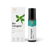 Herb Tantra No Congest Roll On for cold & cough | Ayurvedic relief from blocked nose & sinus congestion, allergies | Eucalyptus, Peppermint Oil