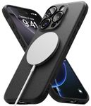 Ringke Onyx [Compatible with MagSafe] Designed for iPhone 16 Pro Max Case, Prevents Oily Smudges Feels Good in The Hand Precise Cutouts Designed for iPhone 16 Promax Case - Magnetic Black