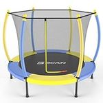 BCAN 60IN Mini Trampoline for Ages 