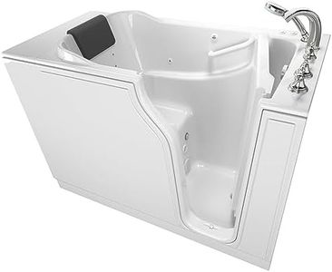 American Standard 3052.109.CRW Gelcoat Whirlpool and Air Spa 30"x52" Right Side Door Walk-In Bathtub in White