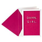 Hallmark Signature Birthday Card for Women (Damn, Girl Letter Board)