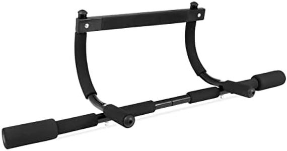 ProsourceFit Multi-Grip Lite Pull Up/Chin Up Bar, Heavy Duty Doorway Upper Body Workout Bar for Home Gyms 24”-32”