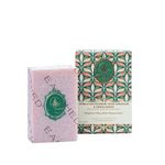 Earthed Luxury Goat Milk Soap | Himalayan Rhubarb, Rose Geranium & Sandalwood | Organic Cold Processed, Handmade Face & Body Soap | 110g | Enriched with Goat Milk, Olive Oil, Almond Oil & Cocoa Butter for Brightening & Nourishing Skin