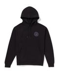 Volcom Men's Catch 91 Pullover Hooded Fleece Sweatshirt, Black 324, Black 324, X-Large