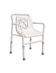 NRS Healthcare L99399 Shower Chair with Arms - Height Adjustable