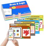 Nori Grade 1 Logic & Brain Games - Interactive Workbooks for Ages 6-7 Years Kids. 3 Smart Nori Books, 150 Gamified Learning Activities & worksheets for Grade 1. Works with iPhone & Ipad