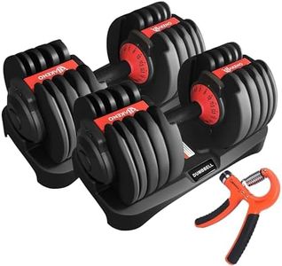 HAKENO 2x24kg/40kg Verstellbare Hanteln 15 in 1 Hantelset Einstellbare Platzsparende Hanteln, Kraftraining und Heimtraining Variable Gewichte platzsparend（24-40kg）2pcs