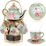 Zhehao 20 Pcs Porcelain Tea Set wit