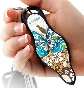 MUNIO Original Self Defense Keychain Kit - Self Protection Personal Safety Essentials, Portable Defense Kubotan, Legal for Airplane Carry - TSA Approved - Made in USA (Brownie)