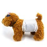 DONO Disposable Dog Diapers Male Medium Doggie Diapers Pants, with Adjustable Doggie Diapers for Dogs in Heat, Absorbing Odoor and Urine with Carbon Technology(Medium, 18pcs)