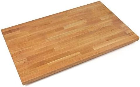 John Boos CHYKCT4825-O Cherry Kitchen Counter Top with Oil Finish, 1.5" Thickness, 48" x 25"