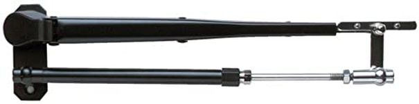 Marinco 33032A Wiper Arm, Black Stainless Steel Pantographic, 12"-17" Adjustable