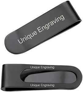 Engraving Super Slim Cash Credit Card Holder Retro Dainty Money Clips for Business Men Classic Minimalist Jewelry