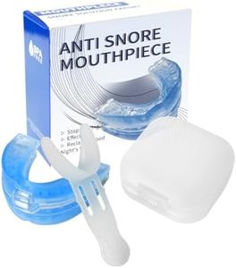 Anti Snoring Devices, Adjustable Mouth Guard for Grinding Teeth，Upgraded Effective Snoring Solution,Snore Guard Anti-snoring Device, Sleep Apnea Mouth Guard for Man and Women blue (Blue)