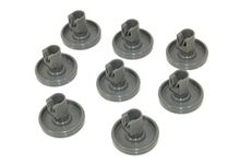 Zanussi Dishwasher Lower Basket Wheel Pack Of 8. Genuine part number 50286965004