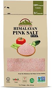 Himalayan Chef Pure Himilian Pink Salt, 2 lbs Pouch Fine Grains