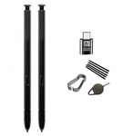 HQB-STAR 2 Pack Galaxy Note 9 Stylus Replacement for Samsung Galaxy Note 9 SM-N960 Tablet Pen (Without Bluetooth) +Tips/Nibs+Eject Pin (Black)