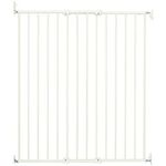 Scandinavian Pet Design Extra Tall Extendable Dog Gate, 62.5-106.8 cm/24.6-42 inches wide, 103 cm/40.5 inches high, Extendable Stair Gate/Pet Gate/Safety Gate, Metal, White, Made in Denmark