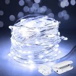 Aogist 16 FT 50 Led Fairy Lights Ba