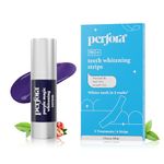 Perfora Teeth Whitening Combo - Whitens Teeth in 1 Use | Enamel-Safe & Sensitivity-Free Oral Care Formula For Tooth Stain Removal | Teeth Whitening Strips - Pack Of 3 & Purple Serum - 30ml