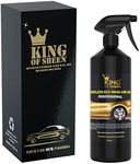 King of Sheen, Professional Waterless Wash and Wax Car Cleaner, No Water Just Clean and Shine Like New, Car Cleaning liquid spray car wash, Showroom Shine finish