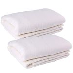 Tosnail Pack of 2 Sheets 45-Inch x 60-Inch Soft Natural Cotton Batting for Quilts, Craft and Wearable Arts