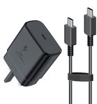 for Samsung S24 Ultra Super Fast Charging 45W USB C Galaxy S24 S23 S22 S20 Ultra, S24+ S23+ S22+, Galaxy Tab S10 Ultra S10+ S9 S9+ S8 S8+ Note10+, Plug with Type C Cable