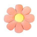 Uposao Daisy Flower Shaped Throw Pillow Cute Seating Pad Plush Chair Cushion Girls Indie Room Throw Pillow Stuffed Sofa Chair Throw Pillow Room Decor for Reading, Bed Room, Watching TV, 40cm