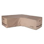 ULTCOVER Patio V-Shaped Sofa Cover Waterproof for 7-Seater Outdoor Sectional Furniture Couch 105 inch Wide