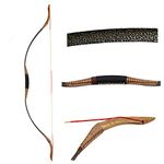 TOPARCHERY Traditional Recurve Bow Outdoor Sports Hunting Handmade Horsebow Longbow 30-50lbs (45)