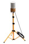 Orlich 150W Led Tripod Work Light Jobsite Construction Light 21000lm,Non-dimmable&Durable work light with Multiple Usage Ways,360 Omnidirectional Lighting (Transparent Cover 150W 21000lumens)