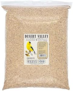 Desert Valley Canary Seed, Premium All Natural Wild Bird Food for Canary, Finch, Song Birds, Dove and More (10 Pounds)