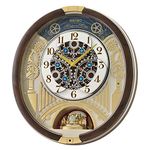 Seiko Melodies in Motion QXM386BRHZ Clock, 17 1/2 x 16 x 3 3/4, Multi