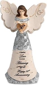 Pavilion Gift Company Elements Angels 82421 Figurine, Silver