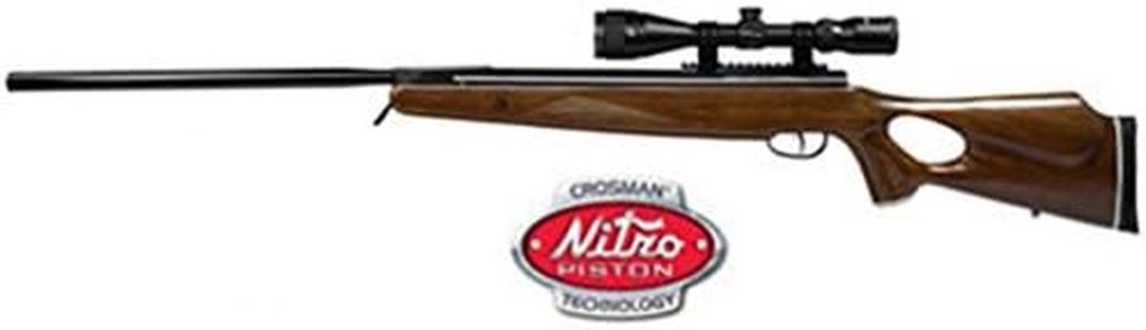 Trail NP XL1100 Break Barrel Air Rifle, Nitro Piston .22 Cal, Hardwood Stock, 3x9mm Scope, 950 FPS (Alloy)