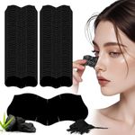 Blackhead Remover Strips,80 Pcs Charcoa Pore Strips Deep Cleansing Nose Strip Blackhead Face Blackhead Remover Suitable for Men and Women Effective for All Skin Types (Black)