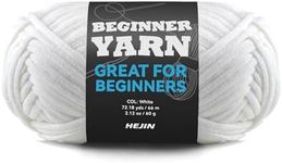 60g White Yarn for Crocheting and K