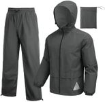 COOFANDY Rain Jacket Pants Suits fo