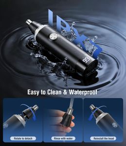 Rechargeable 3-in-1 Nose Hair Trimmer – Multi-Grooming Tool