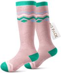 OutdoorMaster Kids Ski Socks, 2-Pai