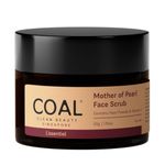 COAL Clean Beauty Mother of Pearl Face Scrub with Pearl Powder & Vitamin E | Exfoliates, Removes Dead Skin & Renews| Women | All Skin Types | 50g