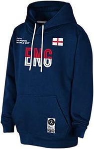 FIFA Sudadera con Capucha Unisex Oficial de la Copa del Mundo de Fútbol 2023 para Mujer, Sudadera con Capucha de Inglaterra (Paquete de 1)