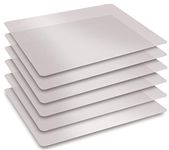 Better Kitchen Products Extra Thick Flexible Frosted Clear Plastic Cutting Mats, 12" x 18", Set of 6