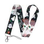 The Untamed Rabbits Mo Dao Zu Shi Danmei Novel TV Show 17.7" Neck Lanyard Keychain Holder ID Badge Mobile Phone Pin Strap by Pinstant, Black